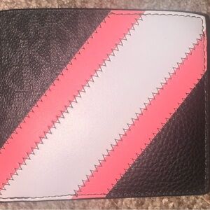 Michael Kors Stylish Black and Pink Men's Wallet